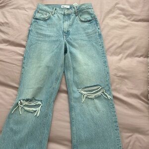 Zara Viral Jeans - High Rise Wide Legs